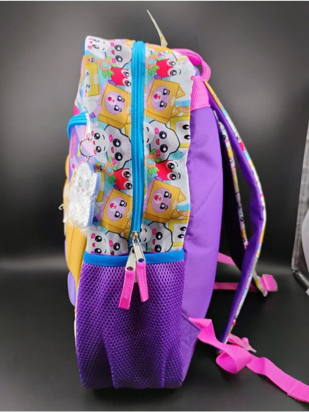 LankyBox Kids Backpack W/ Bright Cartoon Graphics Adjustable Straps